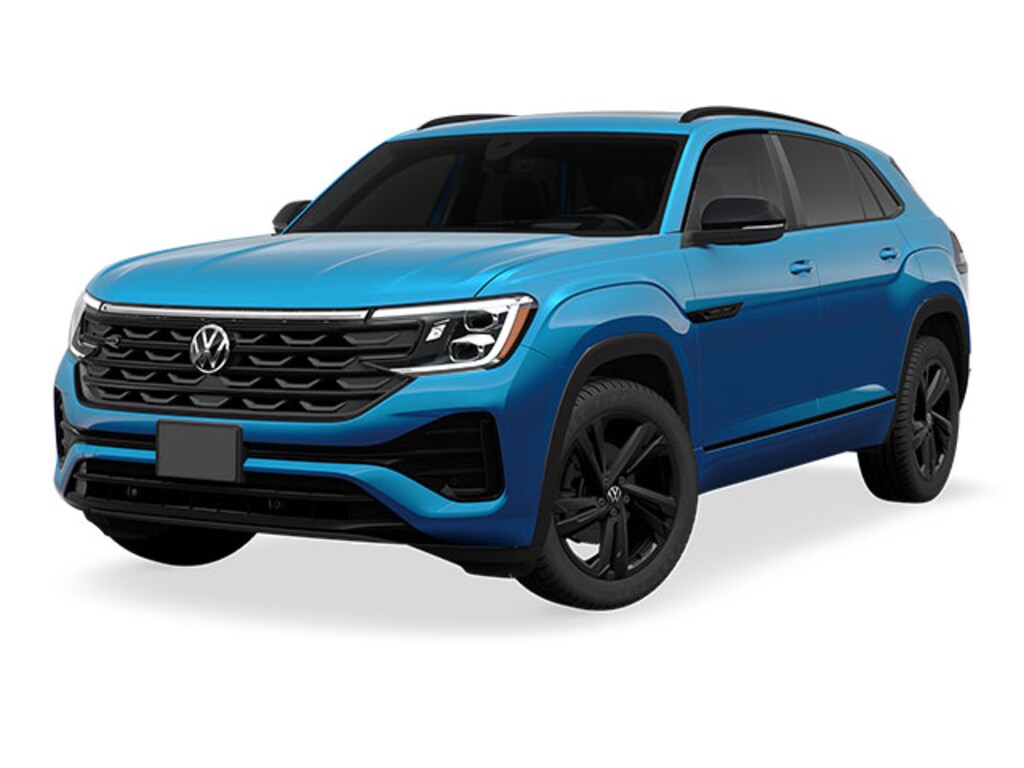 New 2025 Volkswagen Atlas Cross Sport SUV 2.0T SEL RLine Black Mountain Lake Blue For Sale in